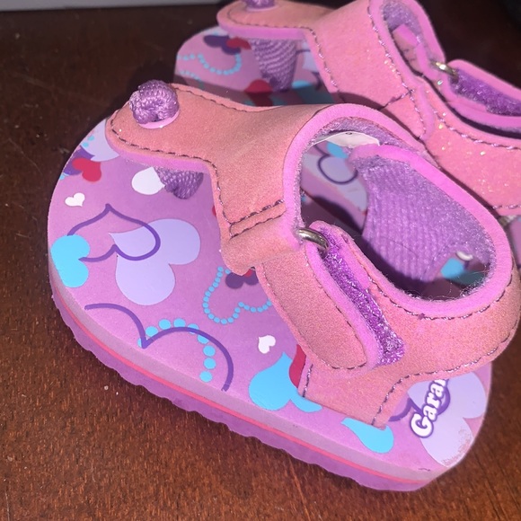 Garanimals Purple Baby-Girl Secured Velcro Thong Sandal - Picture 2 of 6